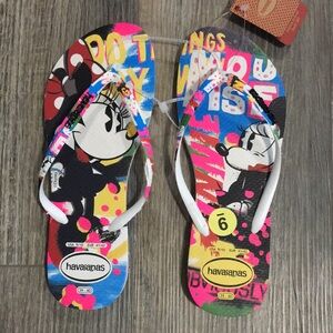 Havaianas Colorful Graphic Flip Flops